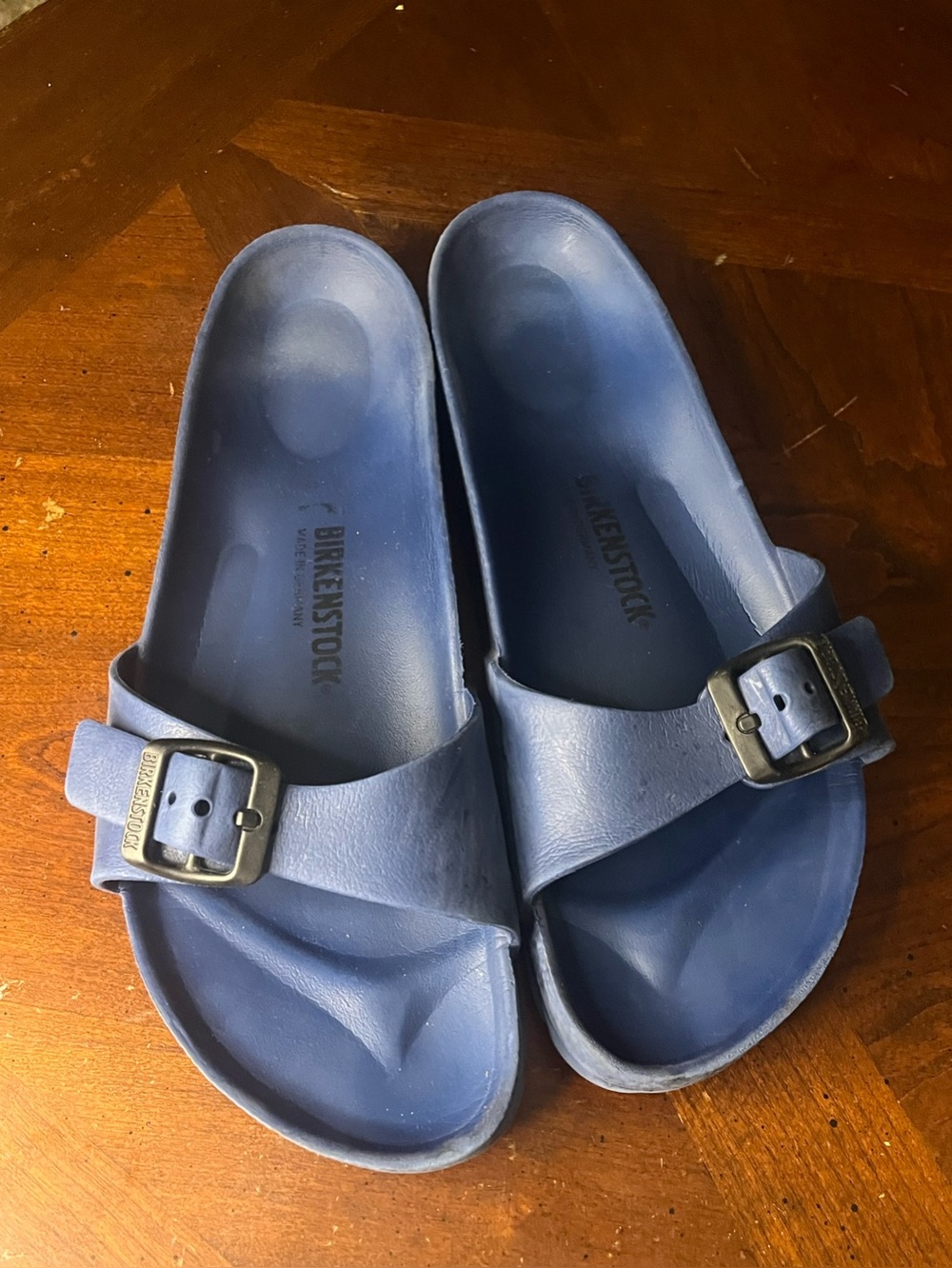 Birkenstock Navy Blue EVA Slide